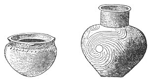 Vases From Mounds In The Mississippi Valley.