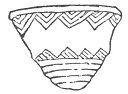 Fragment Of Pottery, Lake Neufchatel, Switzerland.