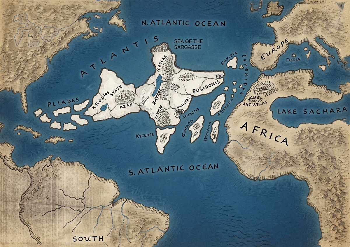 Maps of Atlantis